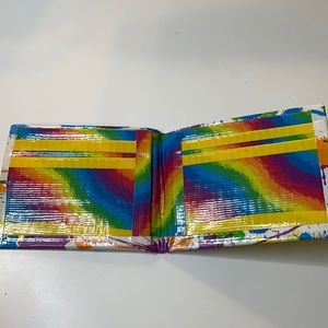 2/$10 Rainbow splatter wallet